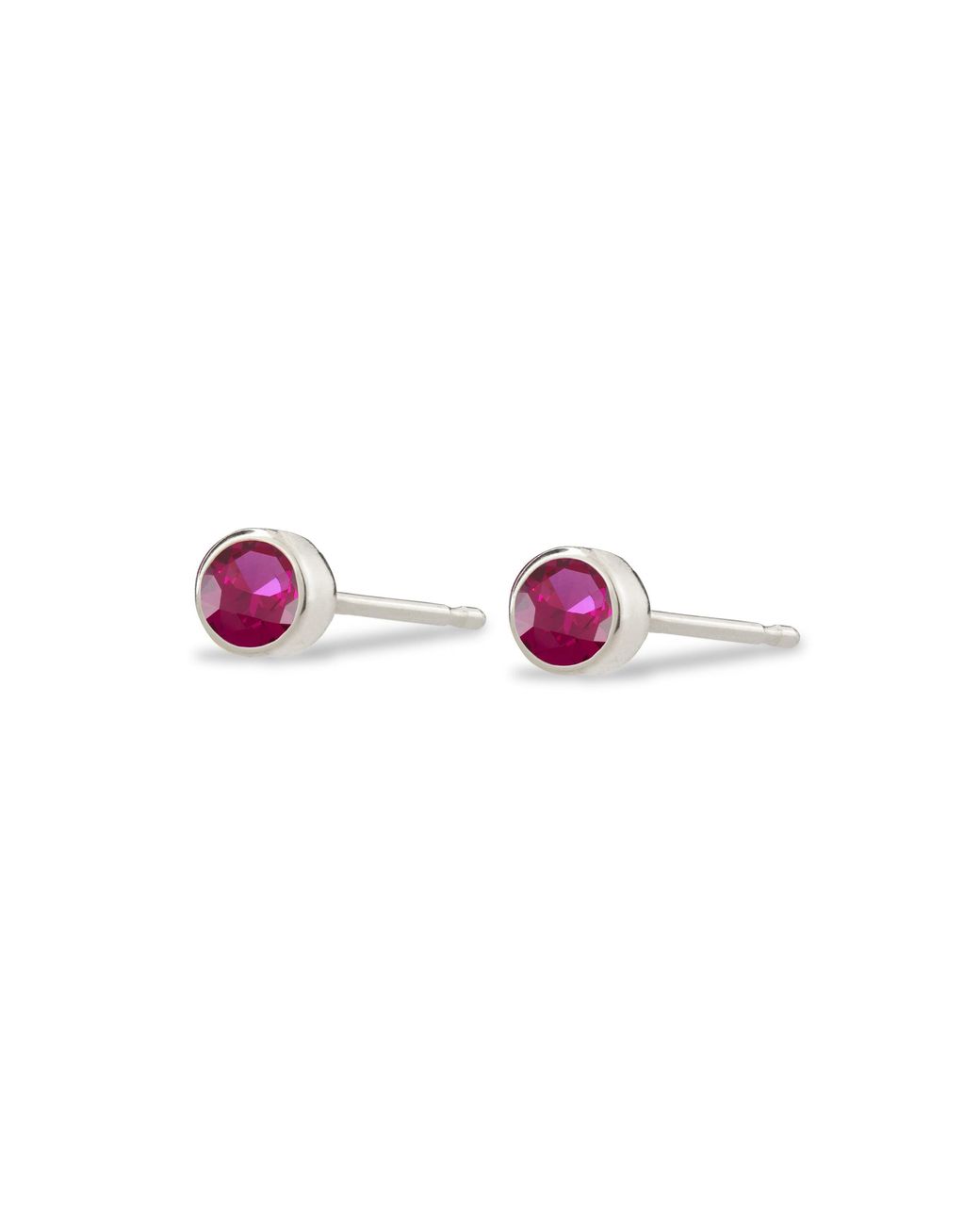 Maya Brenner Pink Birthstone Stud