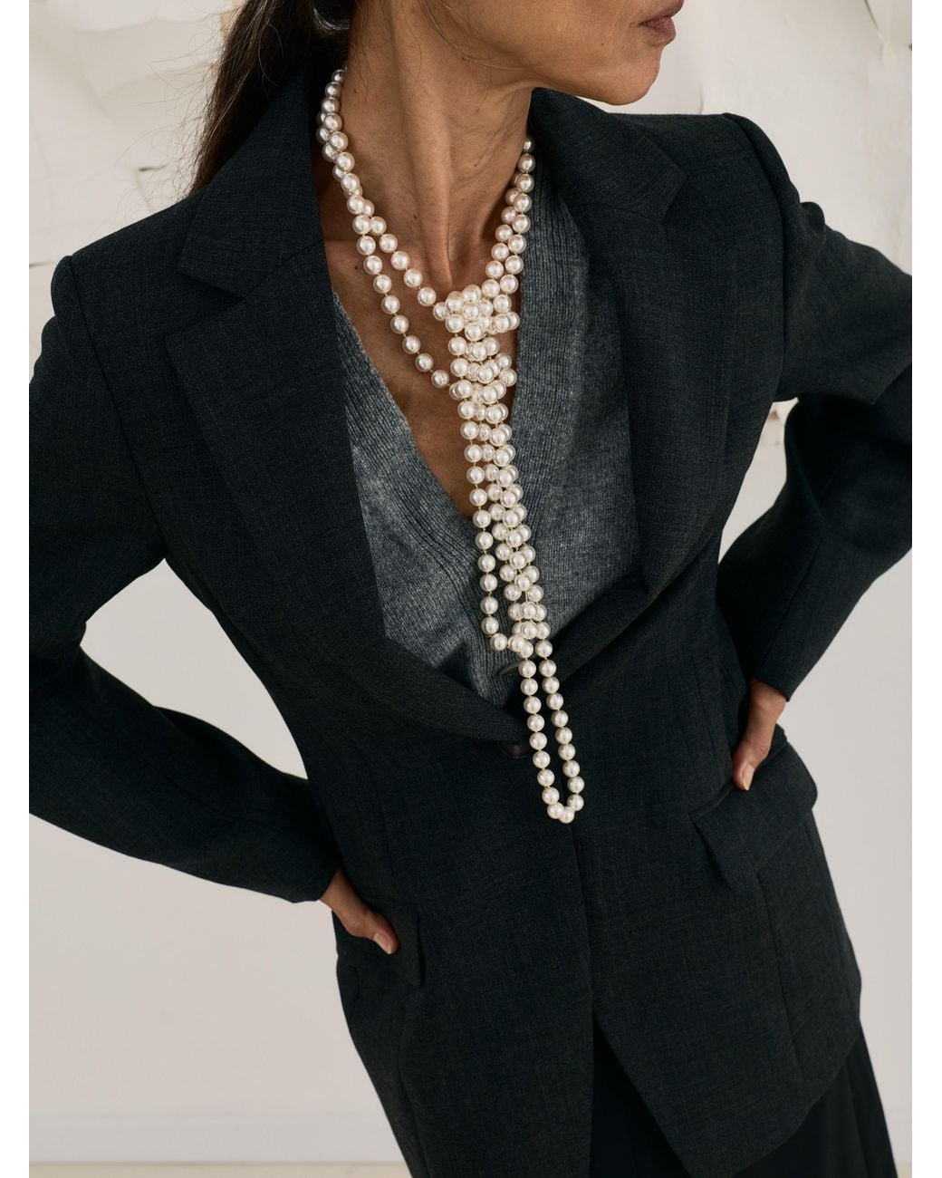 Sita Nevado Black Twenties Necklace