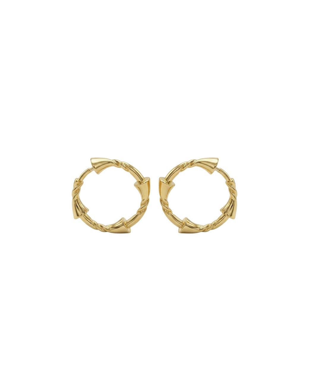 Gutta Design Metallic Gimlet Earring Plated