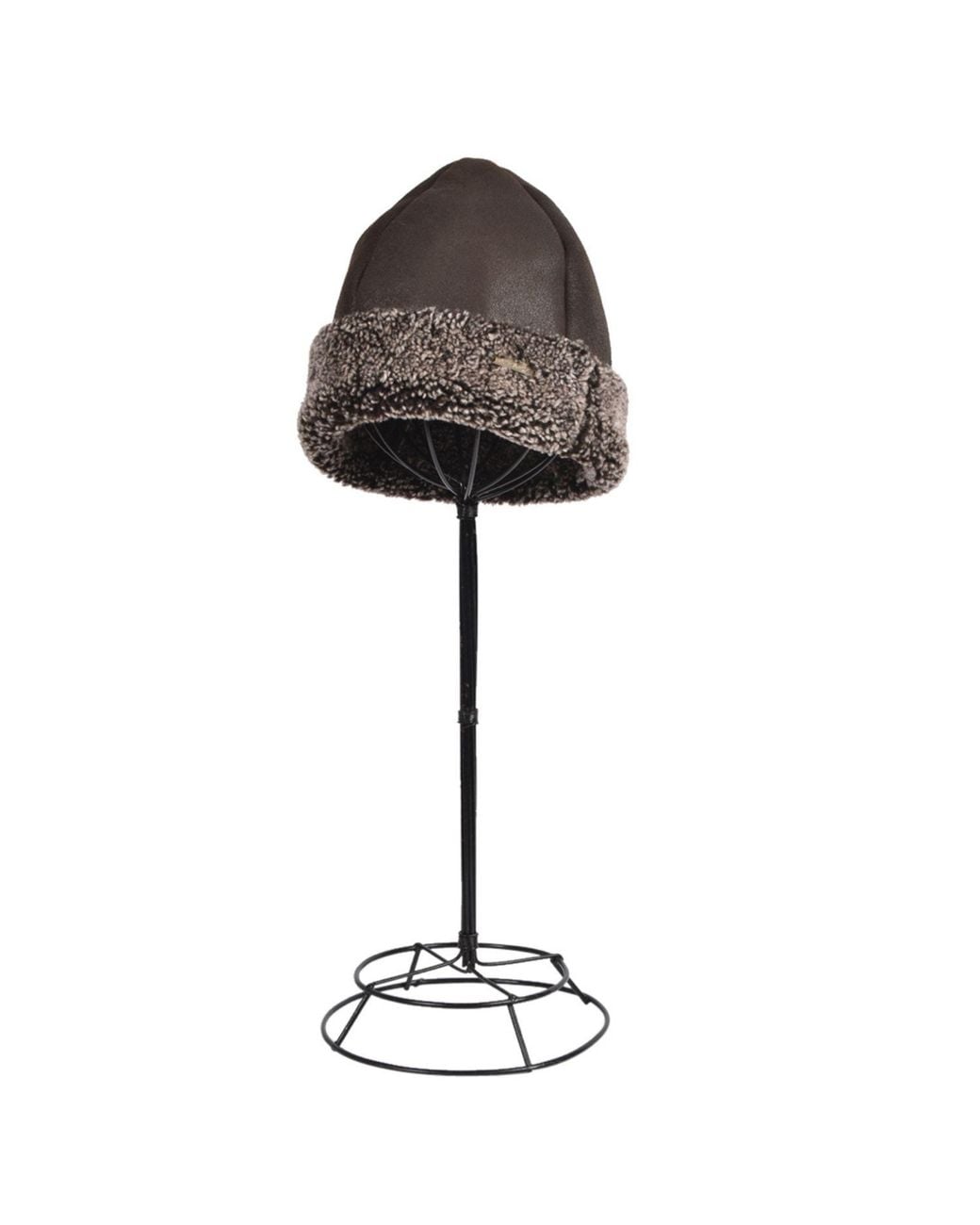 Owen Barry Gray Sheepskin Pull On Hat Hurricane