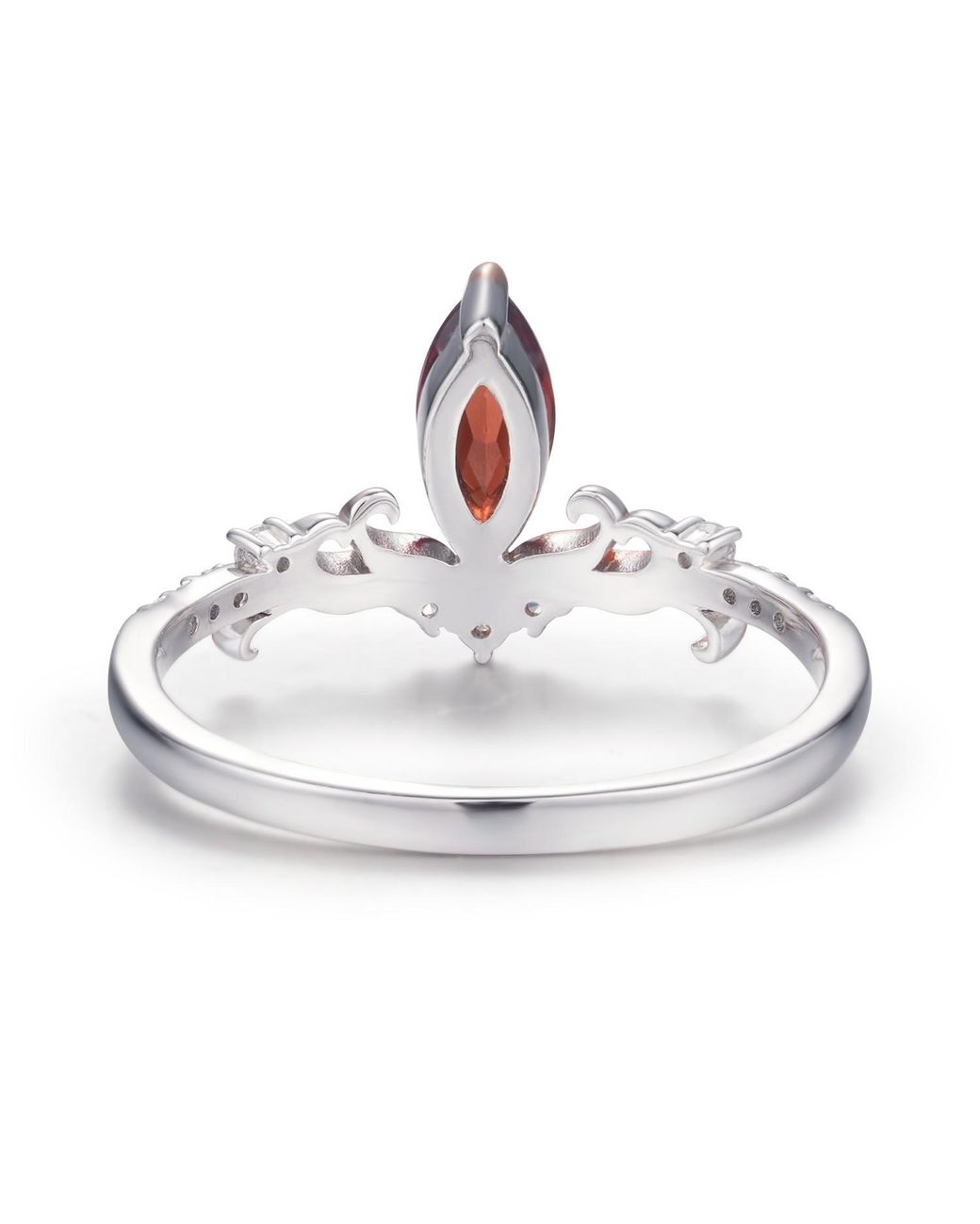 Azura Jewelry New York Pink Ring Of Fire Vermeil