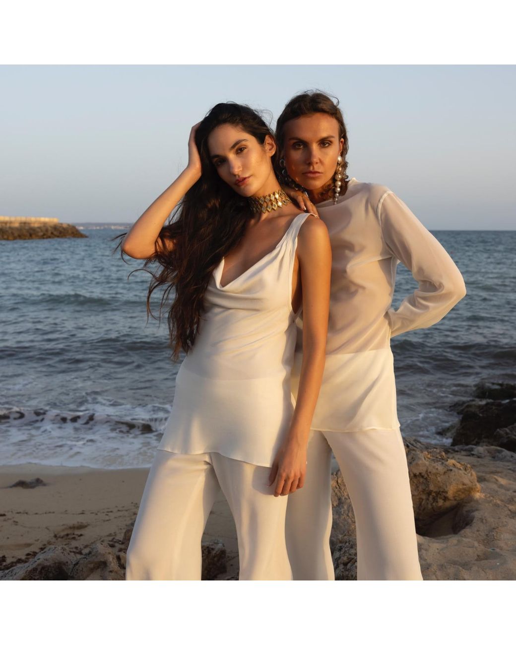 The Ethos Studio White Laura Top