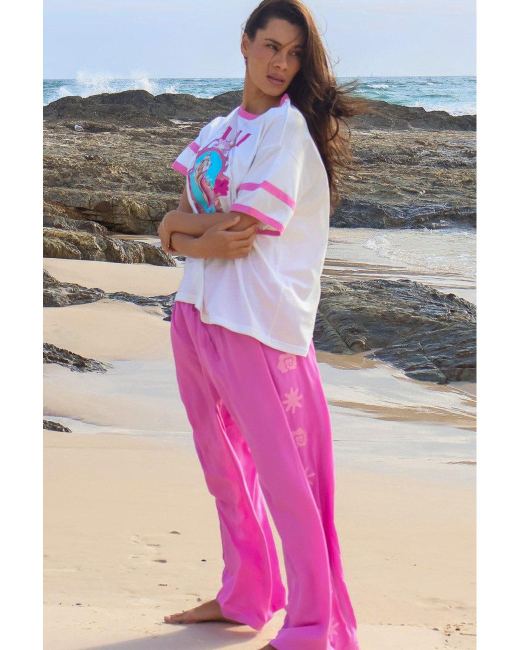 Palm Collective Pink Romi Pants