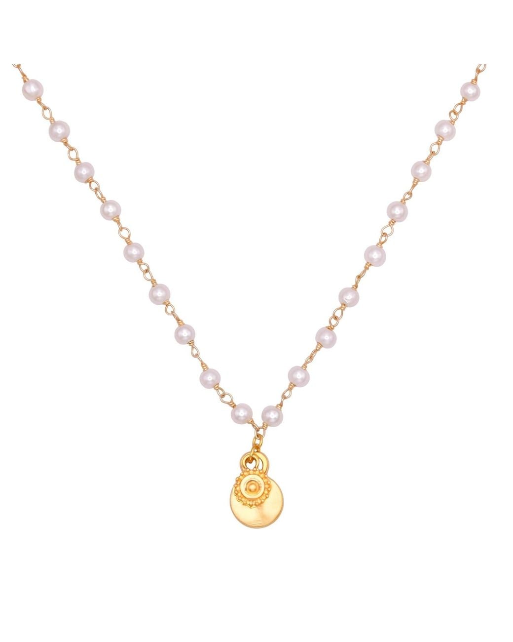 Iris London Metallic Mini Mala Necklace