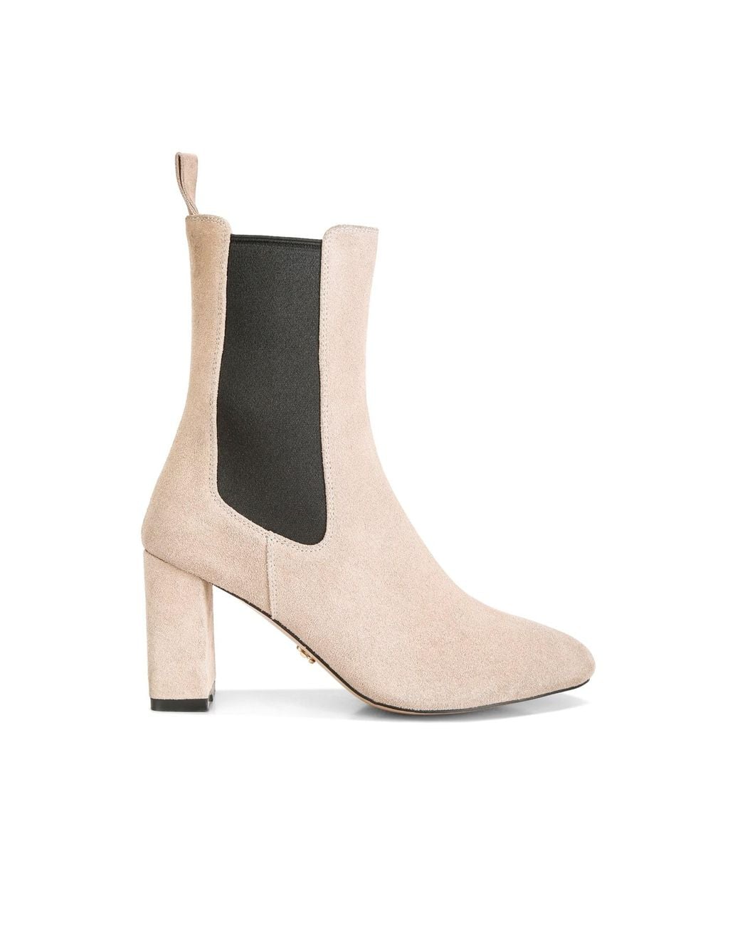 Rag & Co Brown Neutrals Gaven Suede High Ankle Chelsea Boots