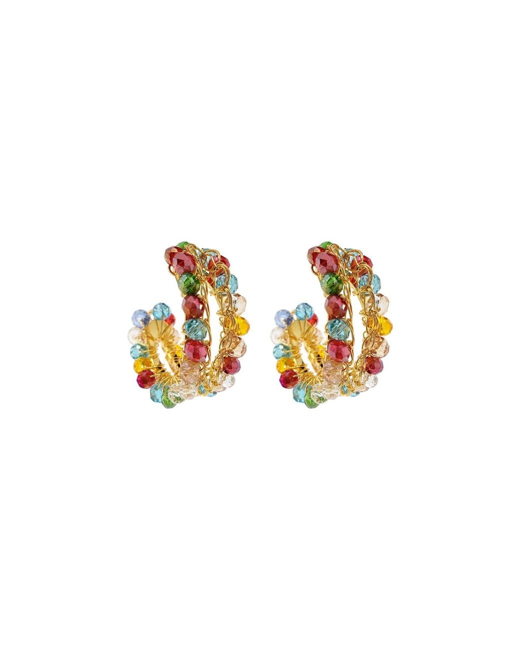 Lavish by Tricia Milaneze Metallic Multi & Nina Handmade Hoops