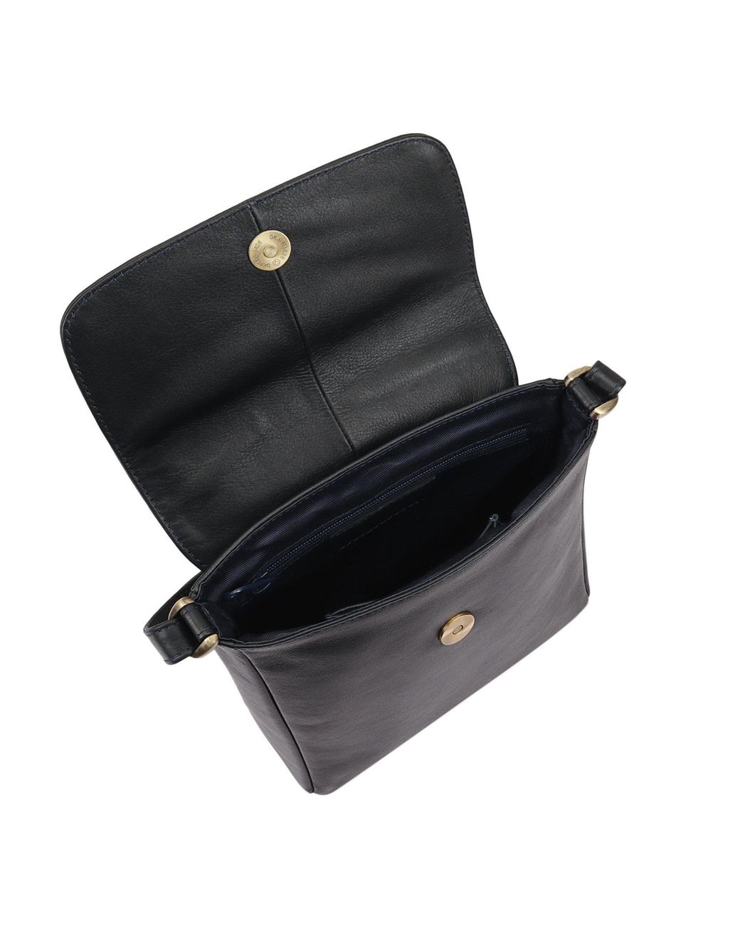 Lloyd Baker Black Saharsa Leather Crossbody Bag