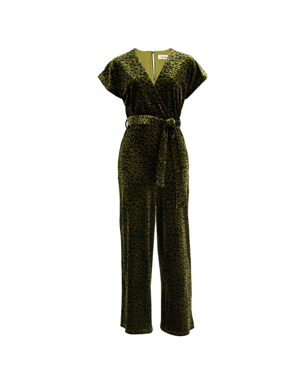Louche Green Tiffany Velvet Roar Jumpsuit