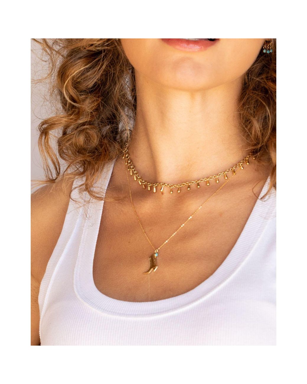 SET & STONES Metallic Ryder Necklace