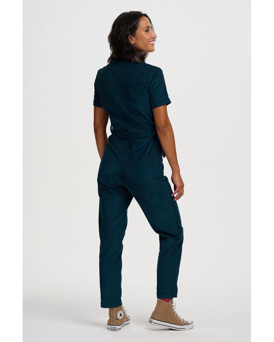 Sugarhill Blue Billy Cord Boilersuit