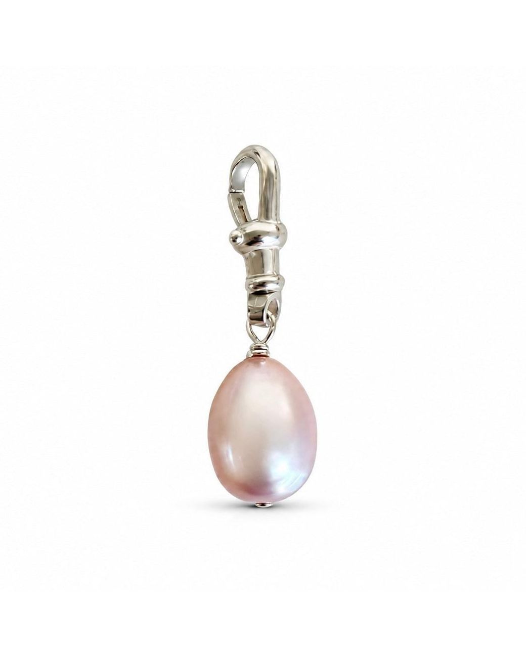 Leni James White The Francesca Pearl Drop Choker
