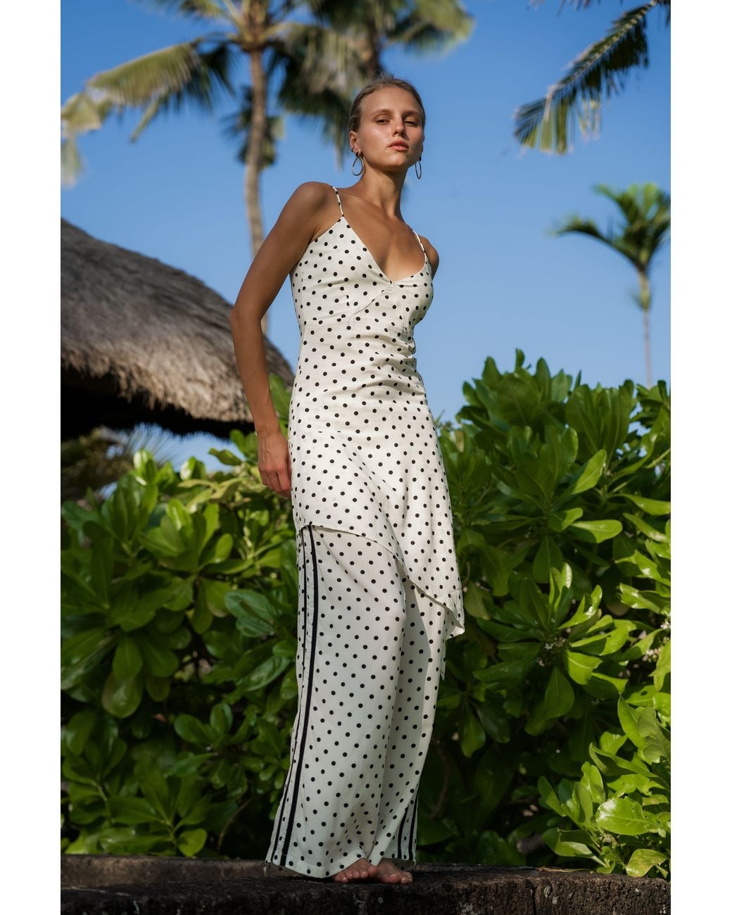 Palm Collective White Cha Cha Cami