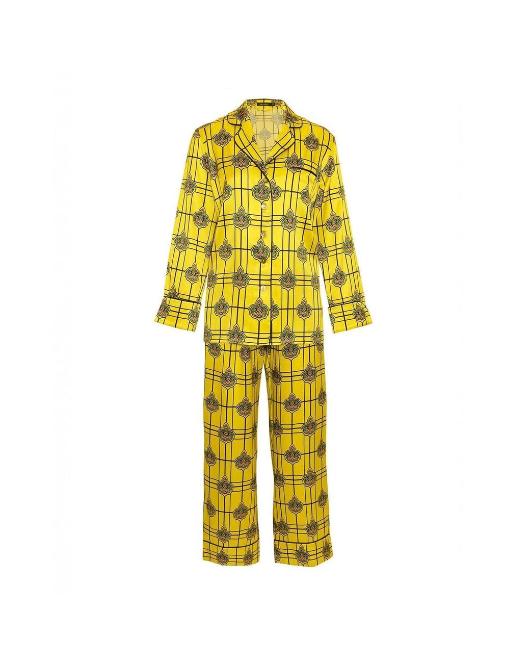 Emma Wallace Yellow Chaa Pyjama Set