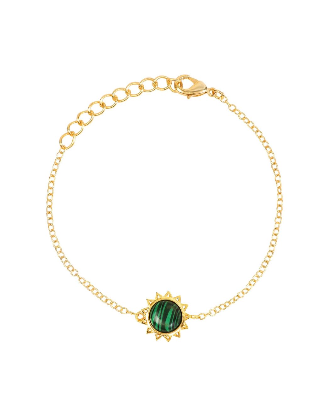 Lila Rasa Green Malachite May Birthstone Harmonize Energy & Radiate Well-Being. Jewellery Set Necklace, Earrings & Bracelet