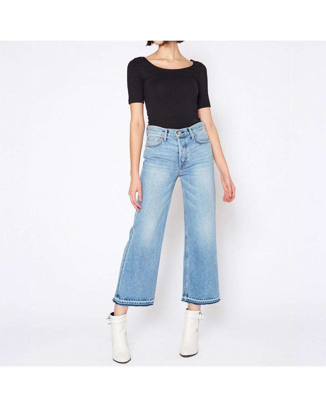 NOEND Blue Hailey Culotte Jeans