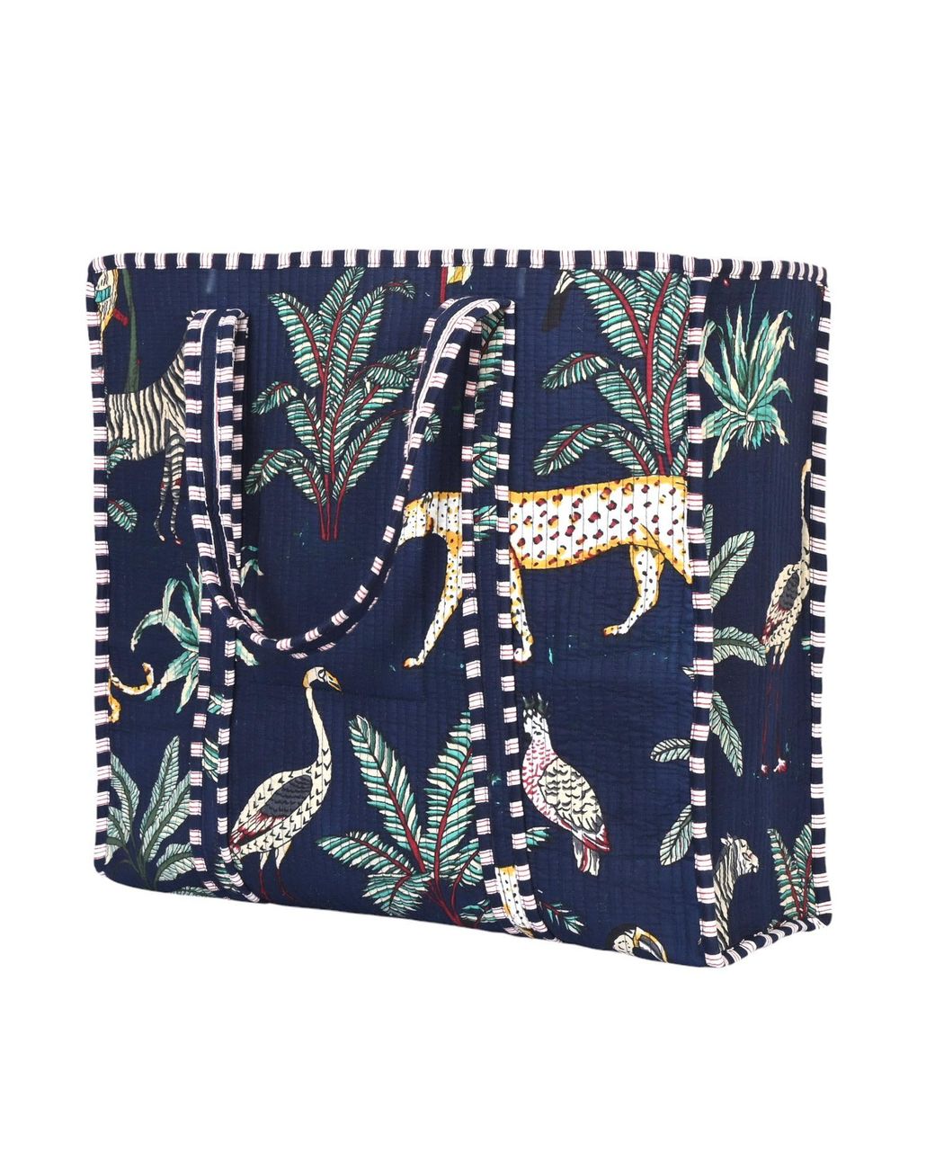 Conscious Yoga Collective Blue The Jungle Tote