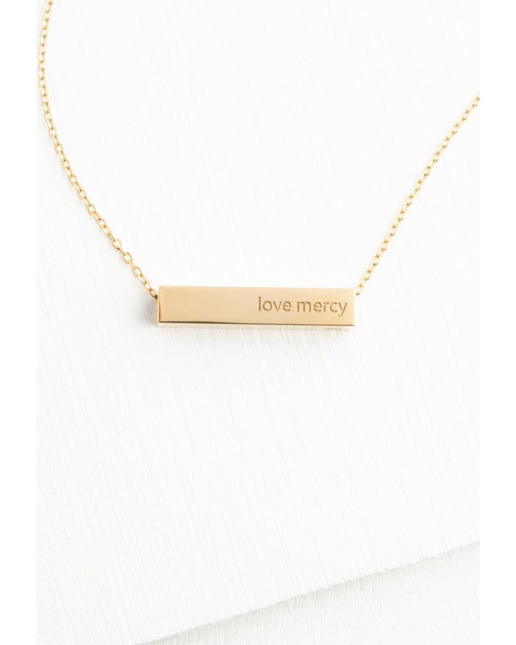 Starfish Project Metallic Walk Humbly Bar Necklace
