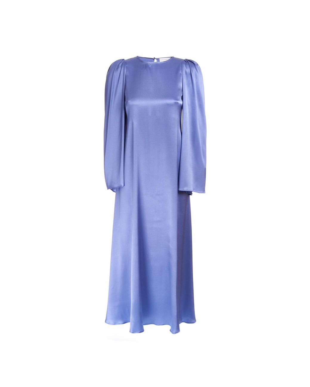 Sofia Tsereteli Blue Silk Flare Dress