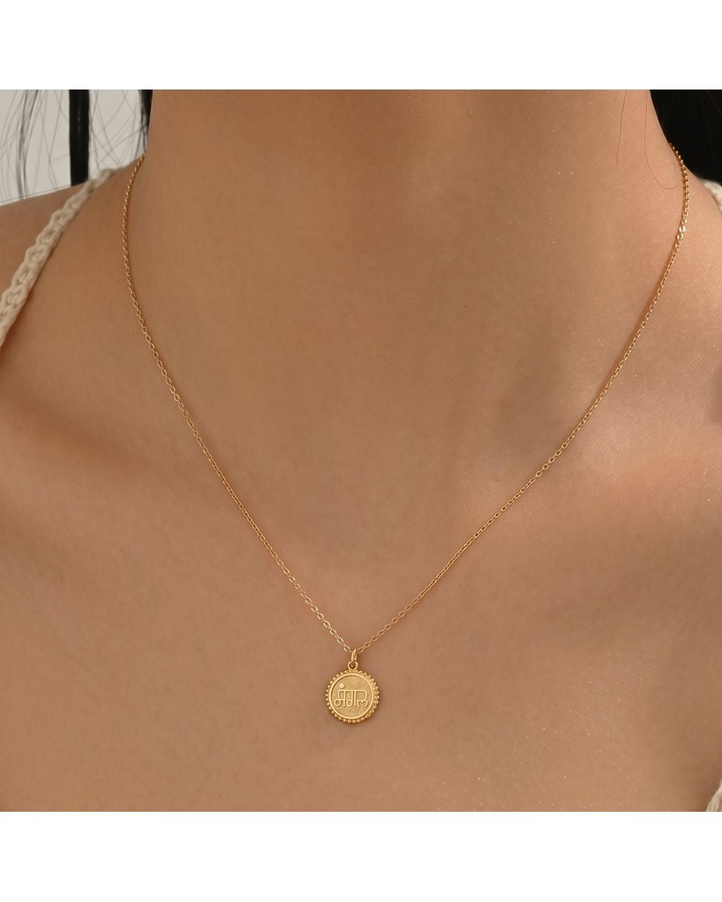 With Love Darling Metallic Mangal Necklace