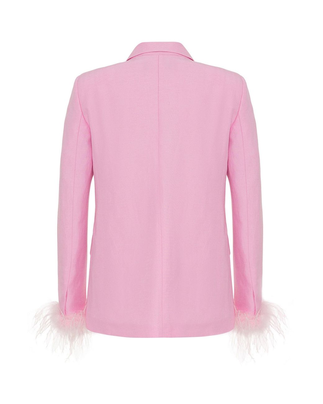 Nocturne Pink Linen Blazer Jacket
