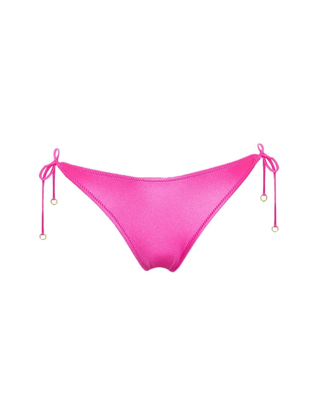 Aulala Paris Pink Miss Enthusiastic Shiny Bikini Bottom