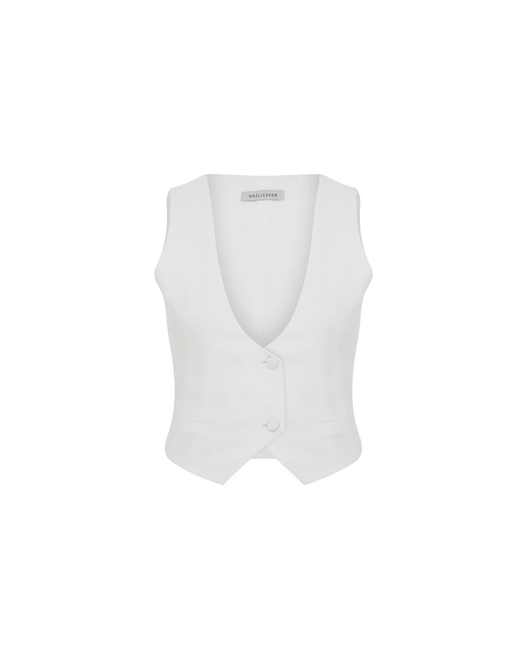 NAZLI CEREN White Marielle Vest