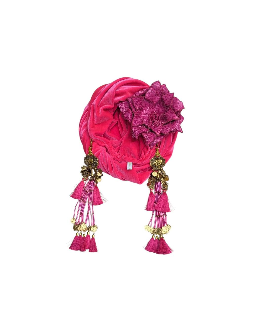 Julia Clancey Pink Cha Cha Cha Boom Hotty Dream Turban