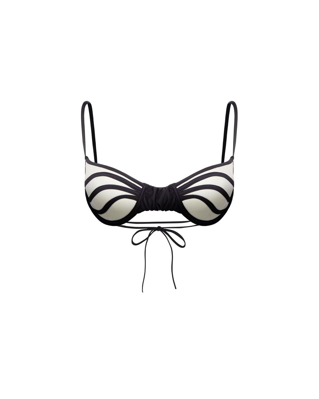 GOD SAVES QUEENS Black Allure Pearl Top