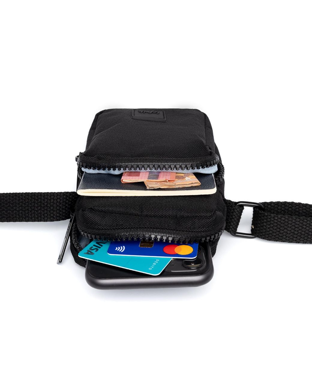 Lefrik Black Amsterdam Bag Stripes