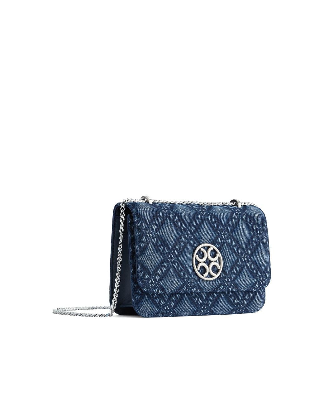Orange Cube Blue Mosaic Urban Crossbody Bag