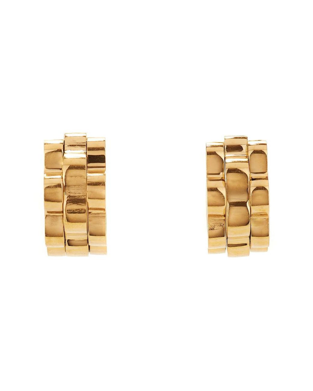 Ballinger Jewellery Metallic Baby Watch Strap Hoop Earrings
