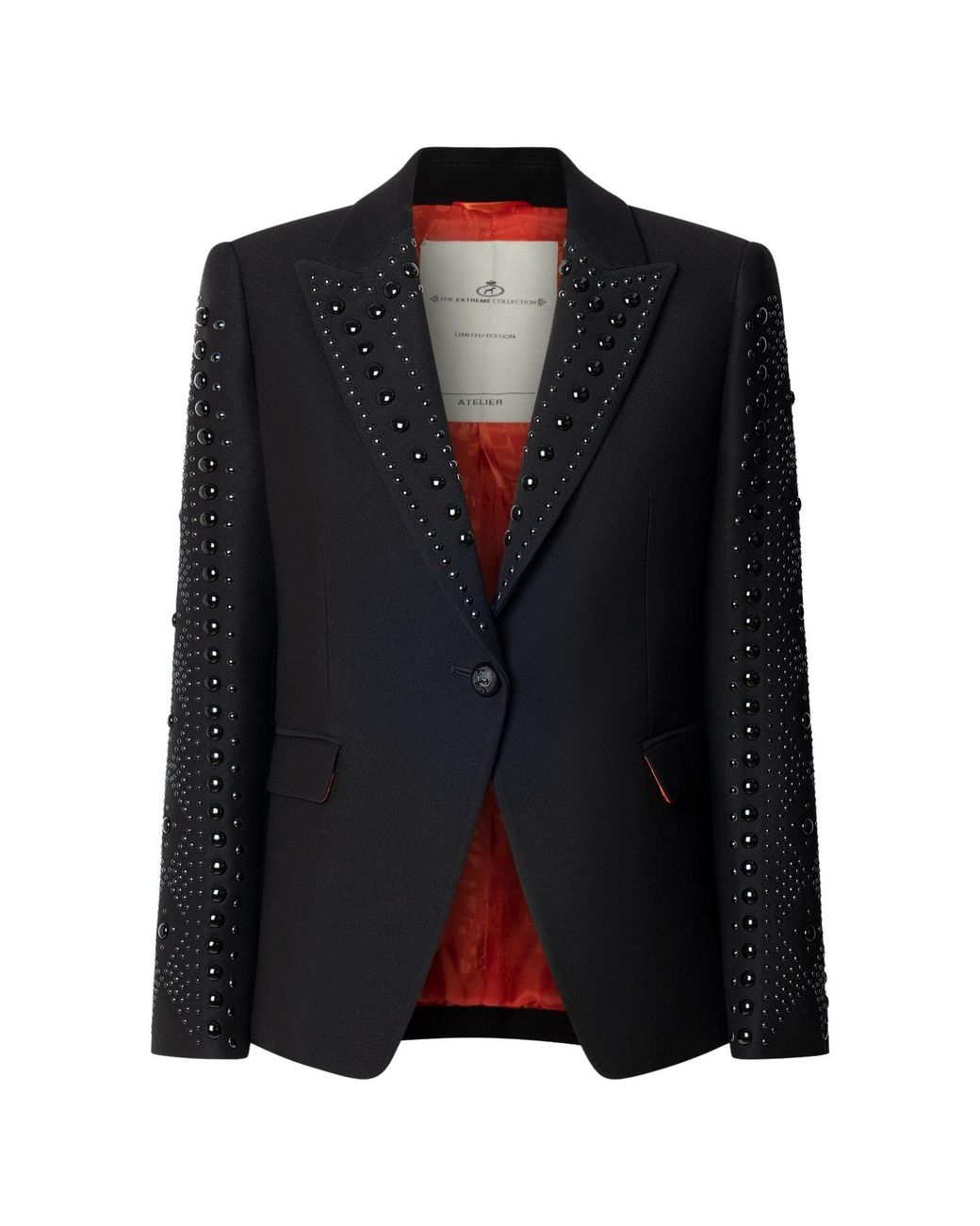 The Extreme Collection Black Hand-Studded Tailored Lord Byron