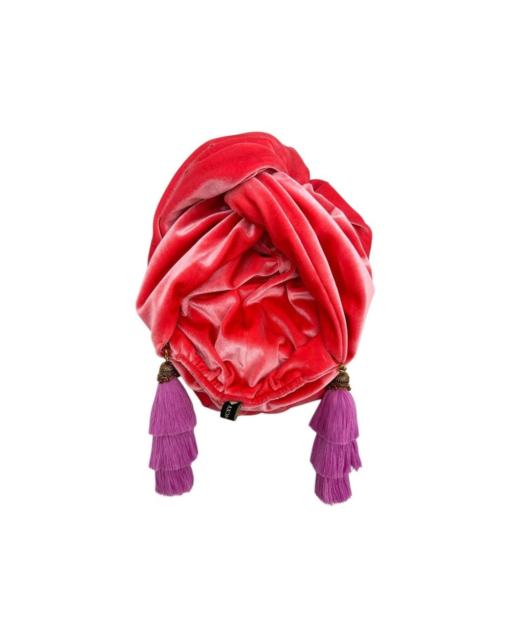 Julia Clancey Red Flamingo Lilac Swinglette Turban