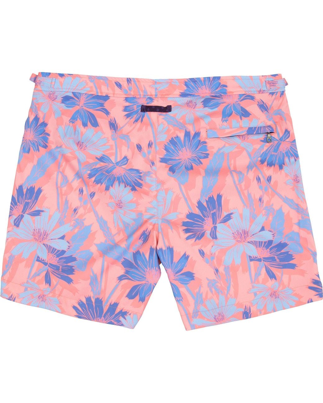 Lords of Harlech Pink Neptune Springtime Tailored Swim Short for men