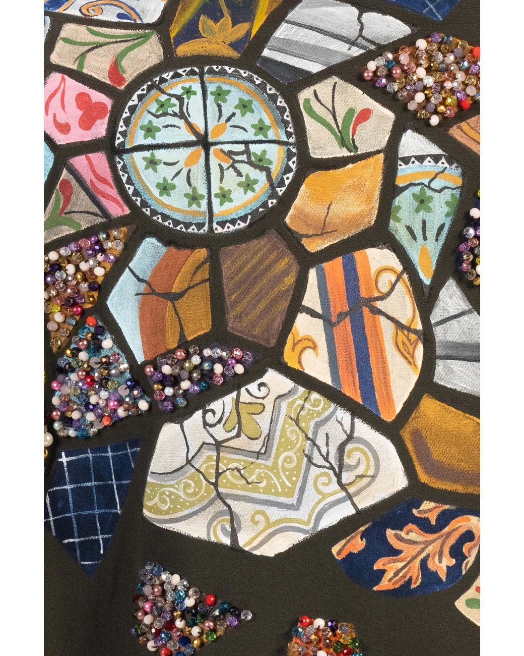 Rondooz Green Barcelona Mosaic Gobelin