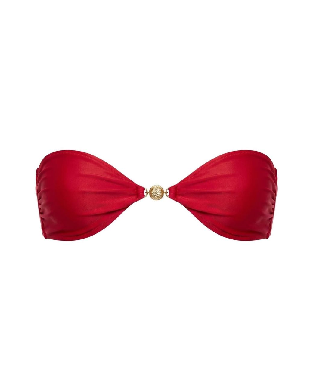 Sunkissed Red Le Bandeau Strapless Bikini Top