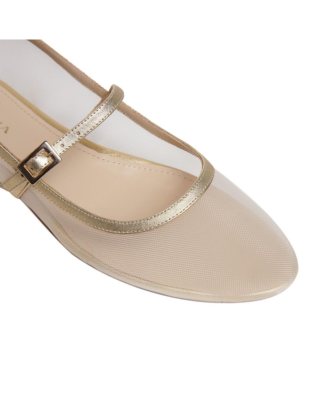 Ginissima Natural Neutrals Nude Mimi Round Toe Mary-Jane