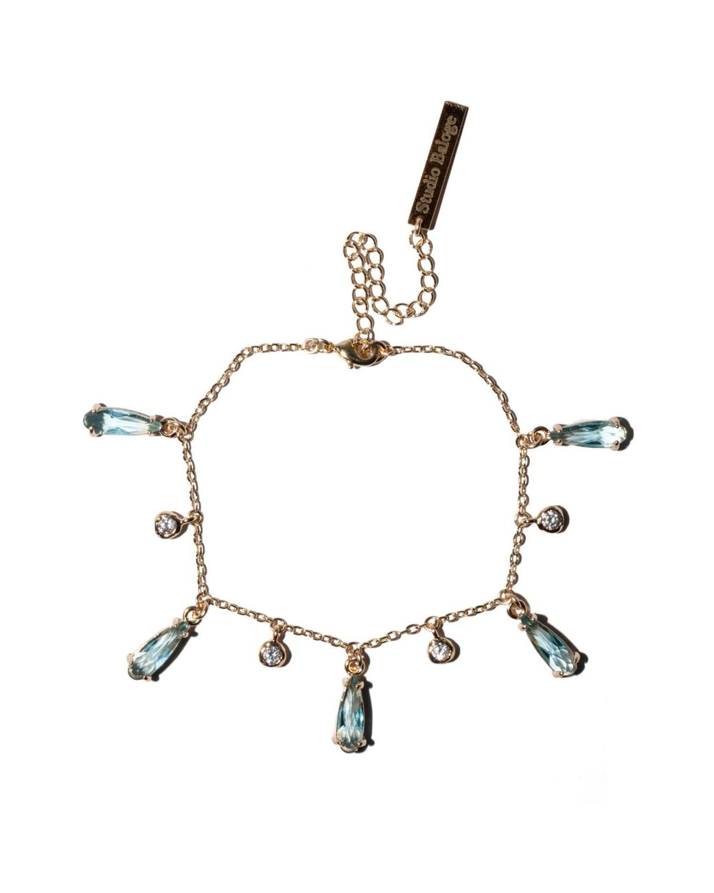 Studio Baloge Metallic Cascade Bracelet – Azure