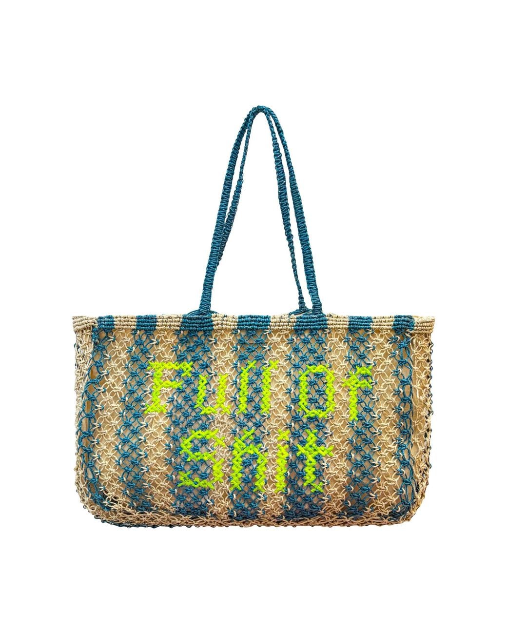 Lilly Loves Green Full Of Shit Jute Bag