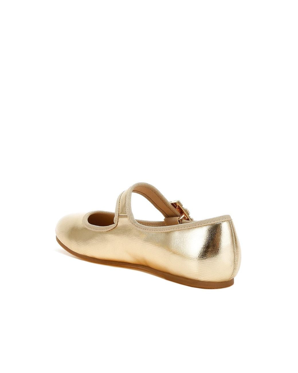 Rag & Co Natural Upstage Brooch Mary Jane Ballerinas