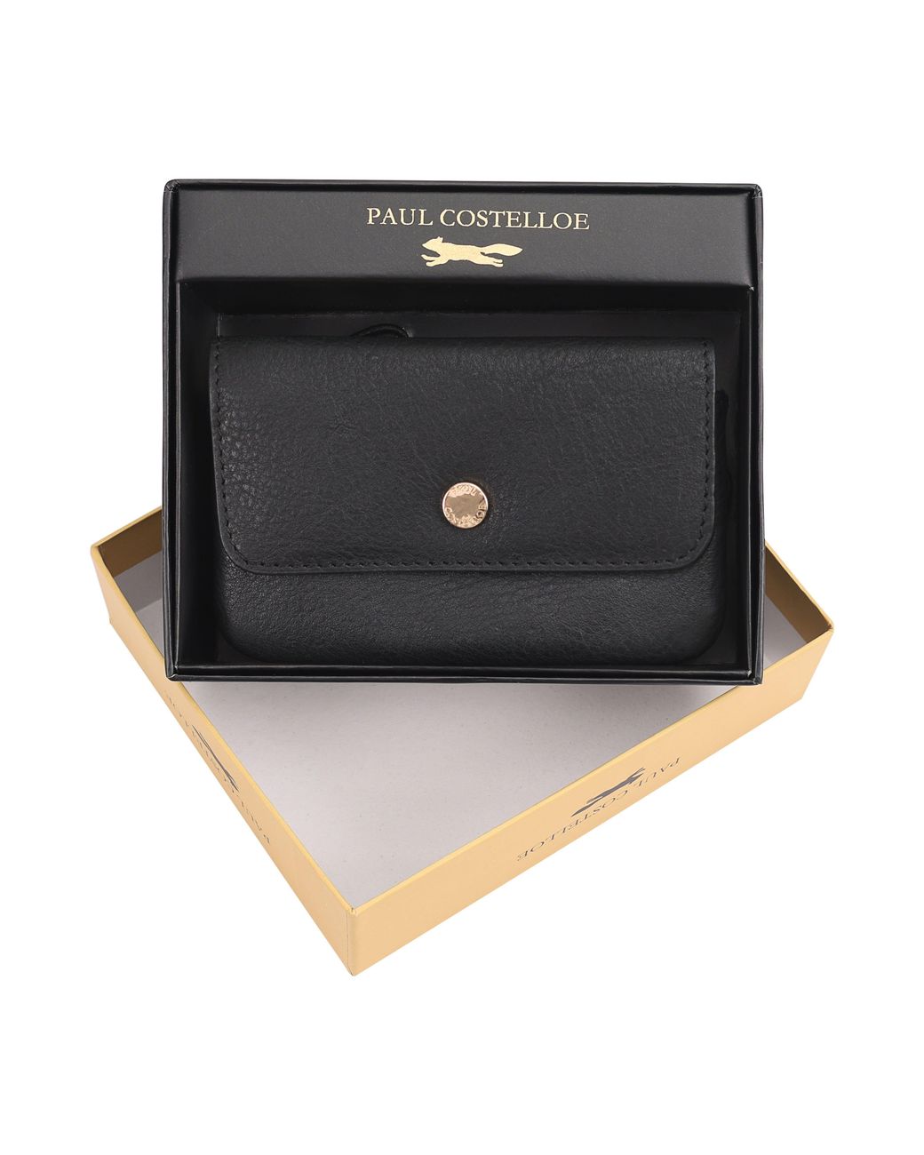 Paul Costelloe Black Isla Leather Purse