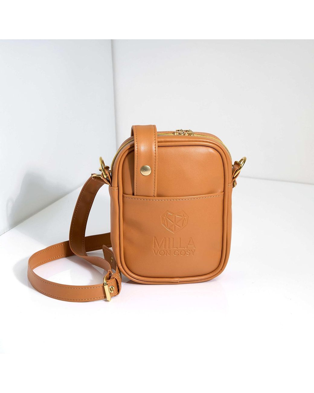 Milla Von Cosy Brown Crossbody Bag Flex