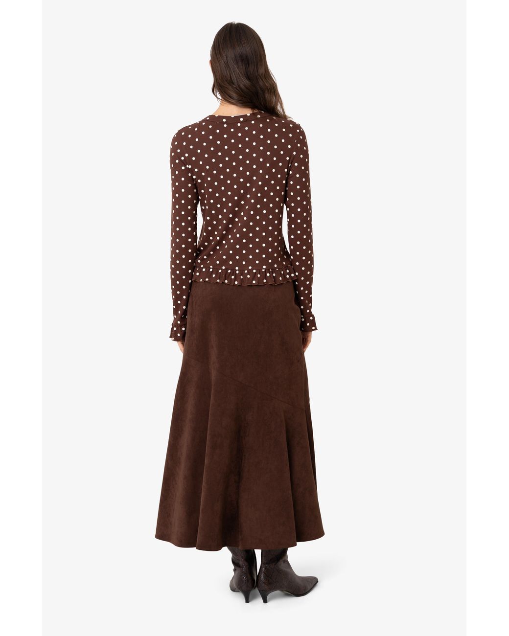Amy Lynn Brown Edie Viscose Polkadot Cardigan