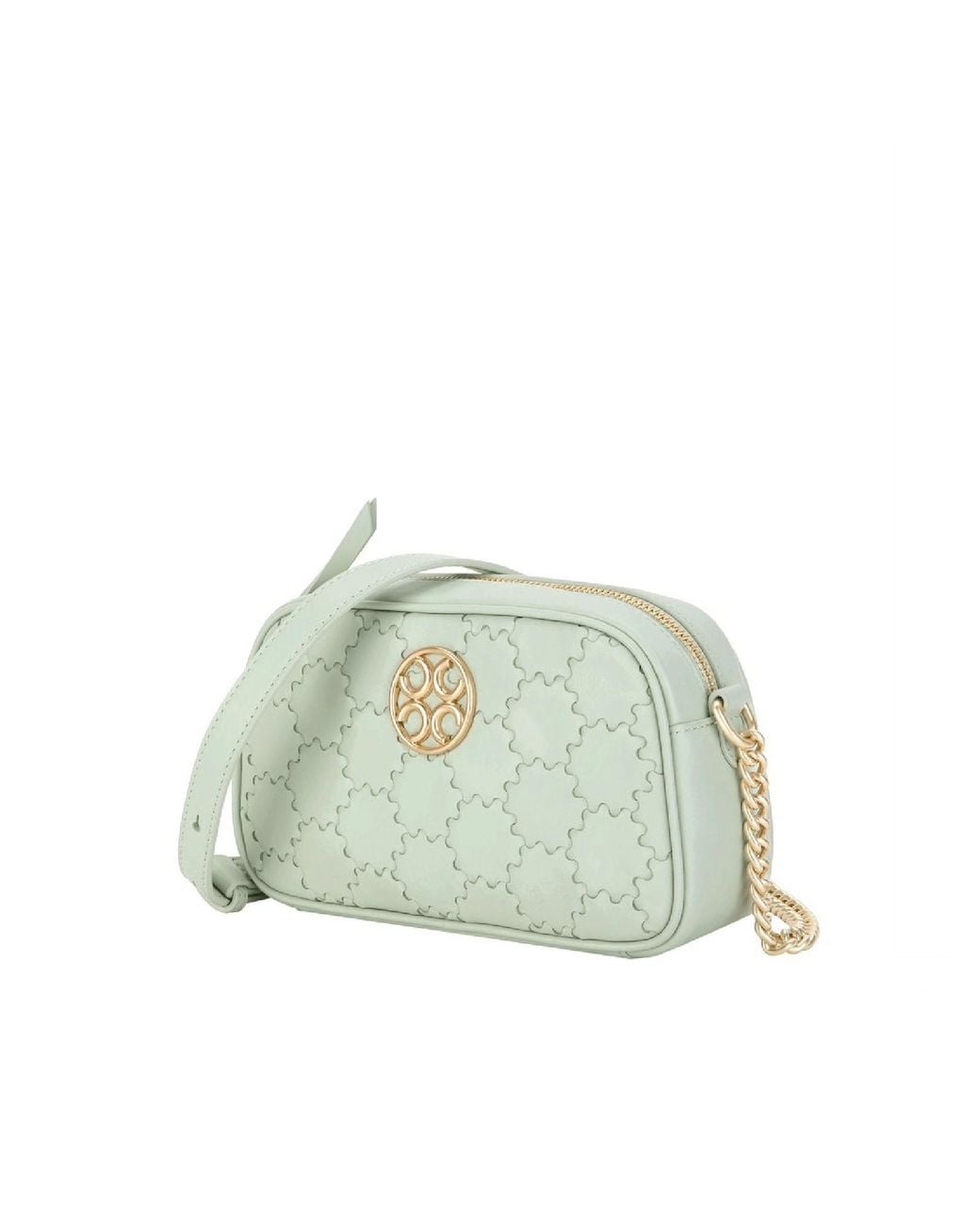 Orange Cube Green Quilted Impressions Camera Bag