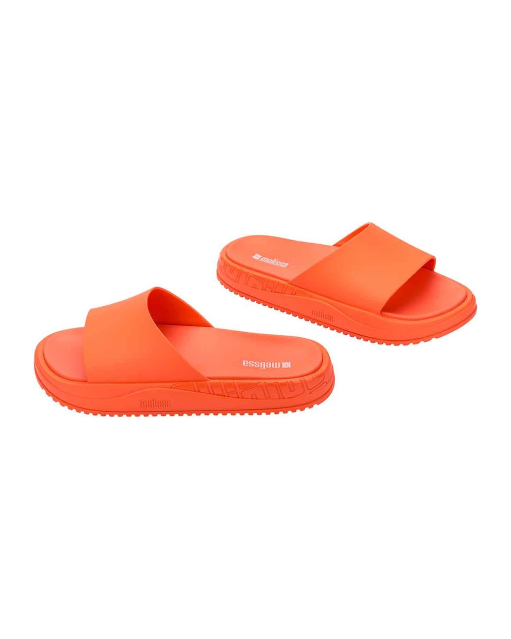 Melissa Red Beach Slide Bold