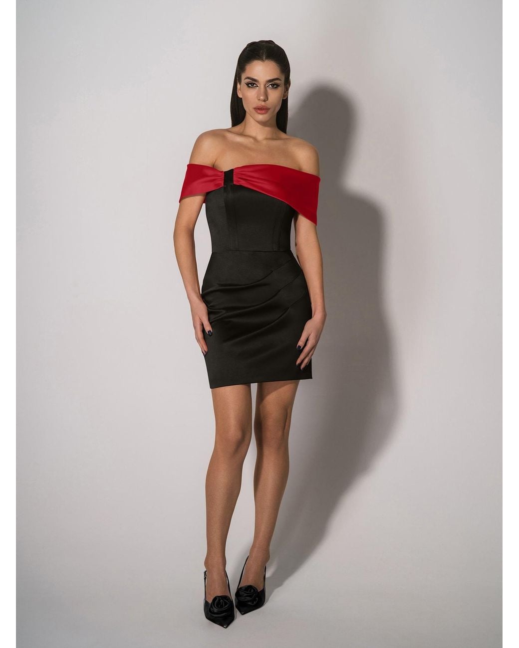 Tia Dorraine Red Signature Of The Sun Mini Dress