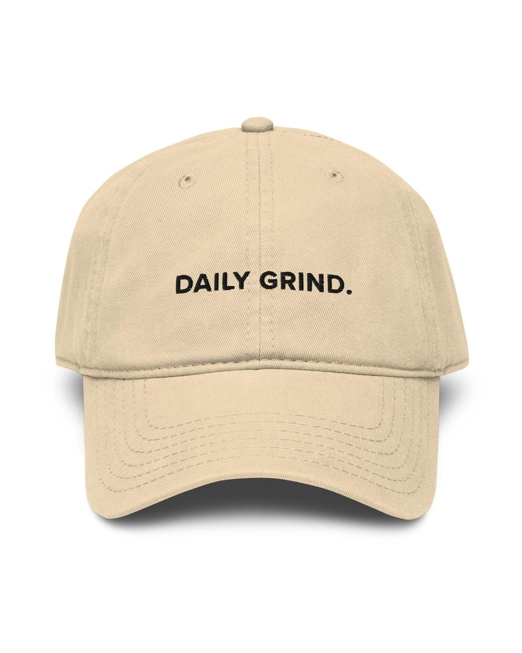 Anchor and Crew Neutrals Natural Gustatory Daily Grind. Cotton Embroidered Cap