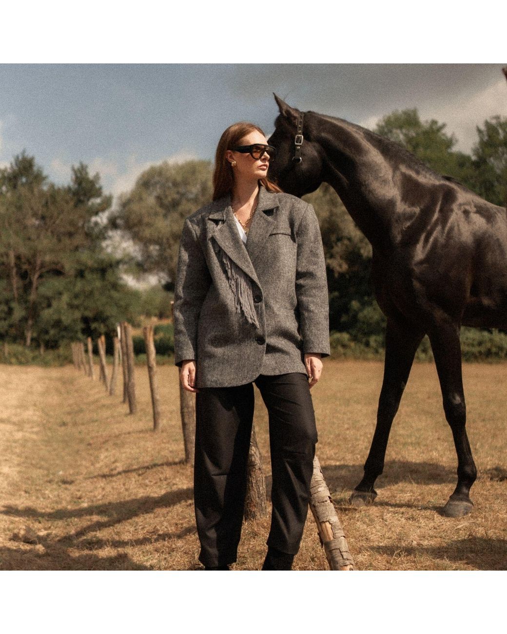 Thisisu Collection Gray Liza Jacket
