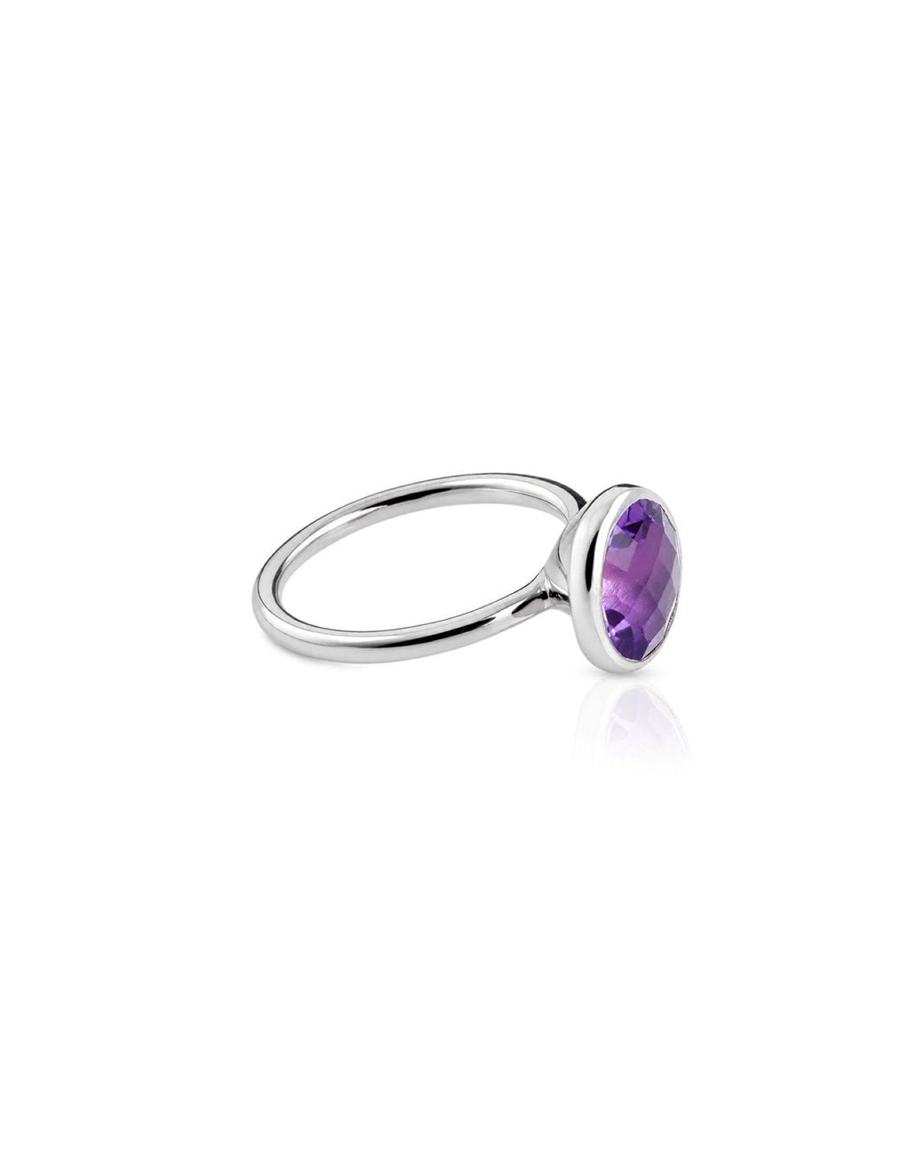 The Jewellery Store London Purple Desert Moon Quartz Ring