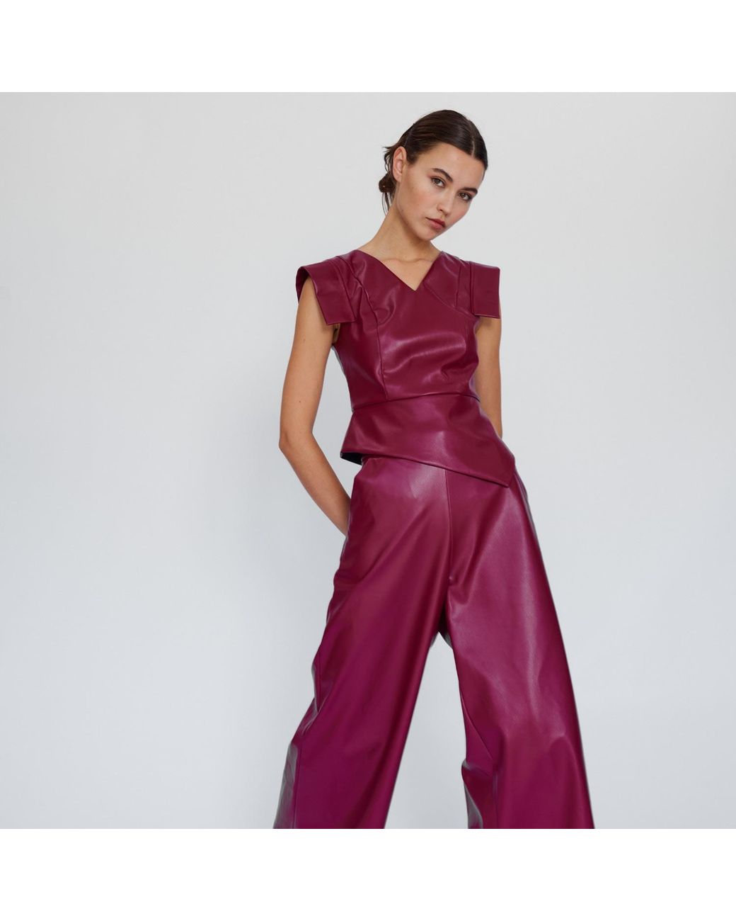 Mirimalist Red Concrete Bustier